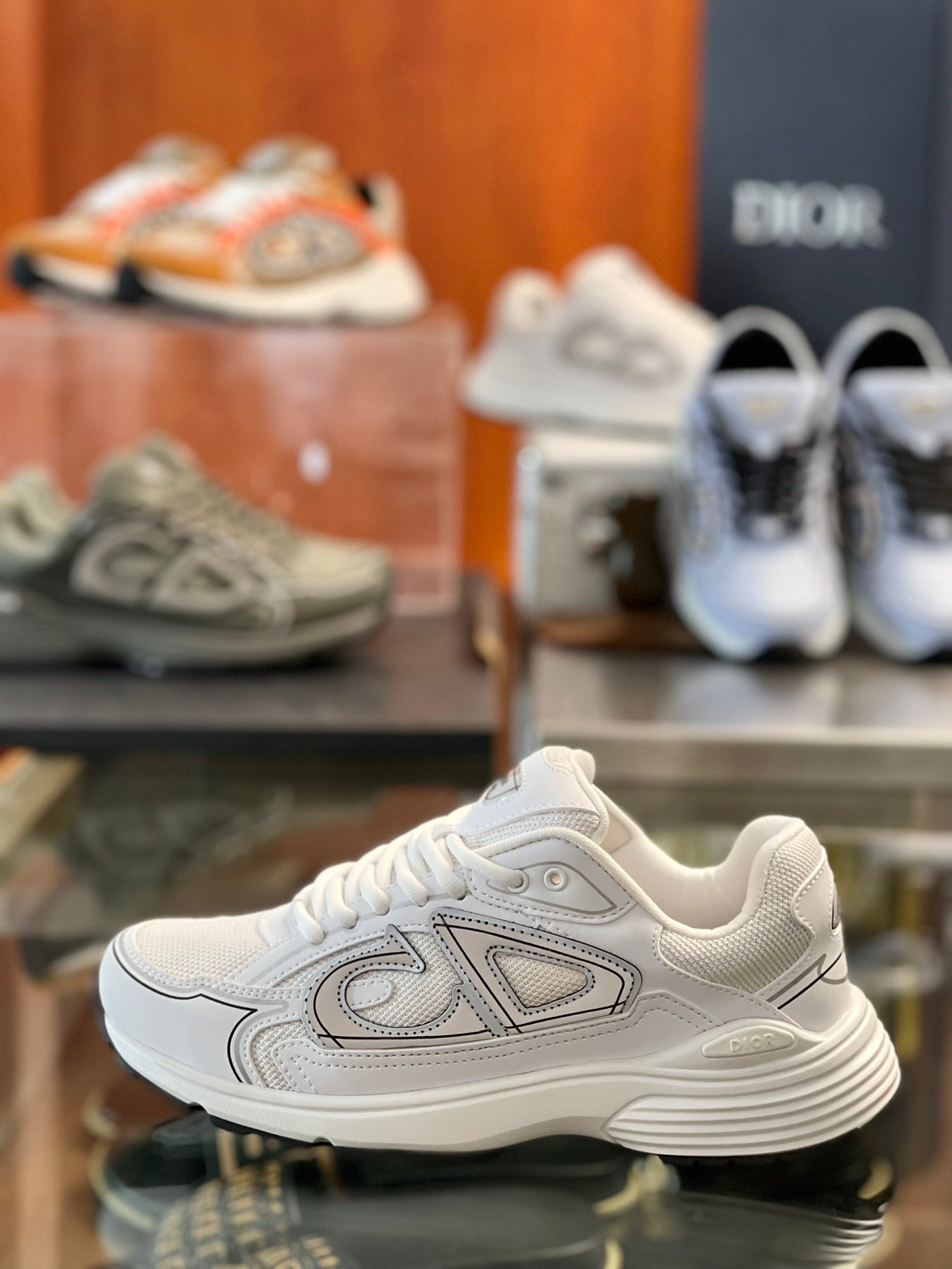 NEW DIOR EDITION B30 WHITE I GREY KIM JONES