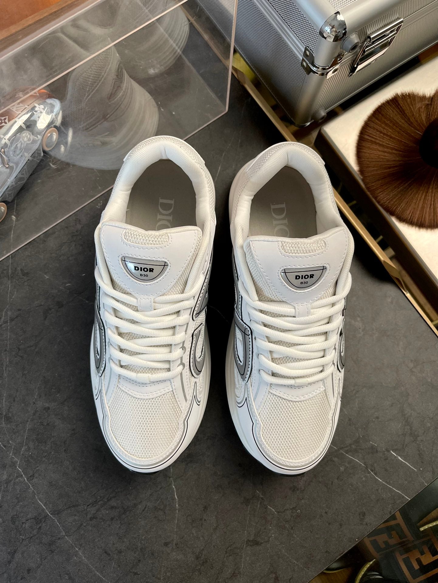 NEW DIOR EDITION B30 WHITE I GREY KIM JONES