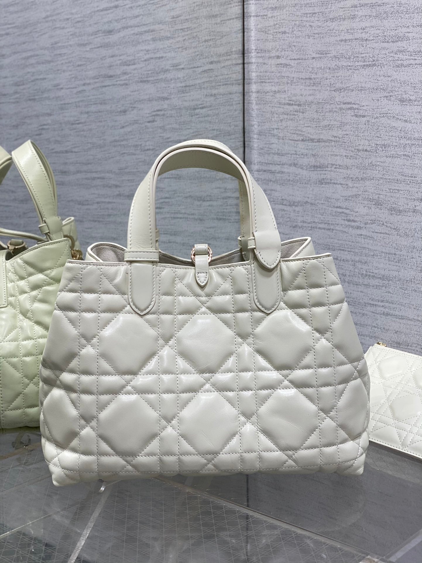 WHITE DIOR BAG