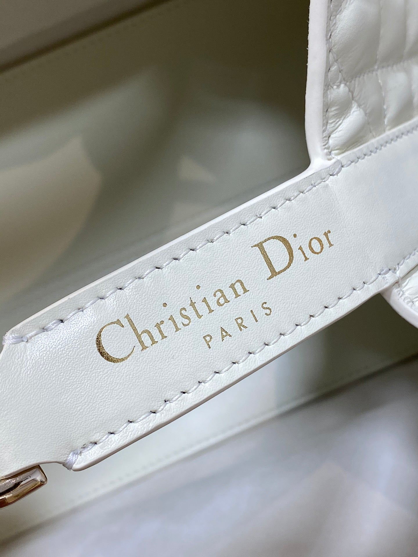 WHITE DIOR BAG
