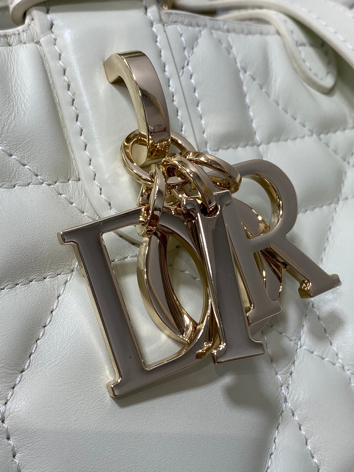 WHITE DIOR BAG